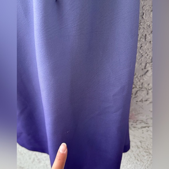 Rene Ruiz Purple Bow Strapless Mini Dress size 4 cocktail prom gown - Picture 11 of 12